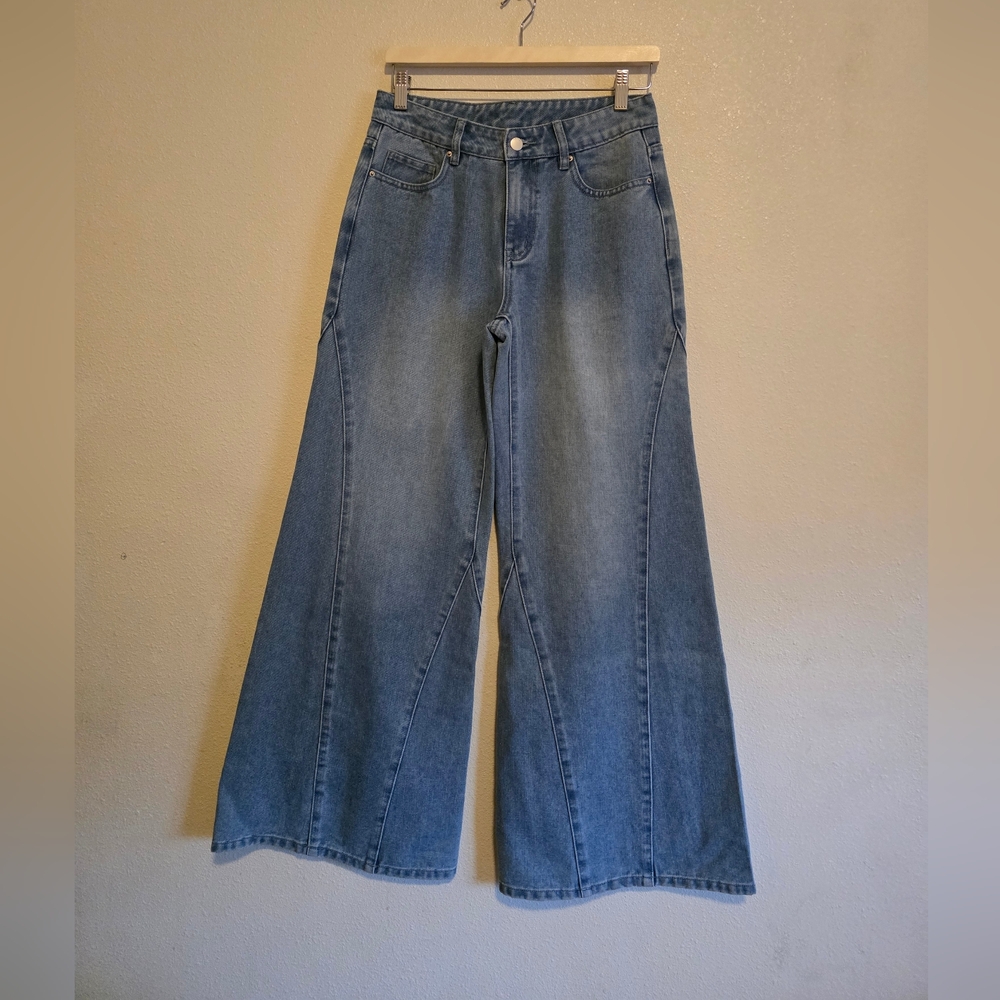 Cider Flare Wide-Leg Denim Jeans